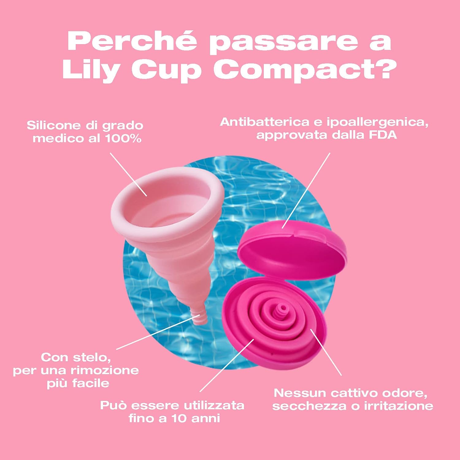 Thumbnail 2 de INTIMINA Lily Cup Compact misura B 🩸