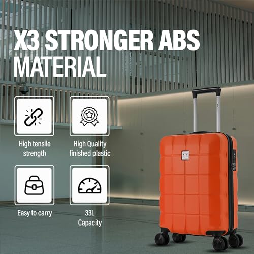 Detalle de ATX Luggage 55x36x20cm Cabin Suitcase: Super Lightweight 21-Inch Carry-On