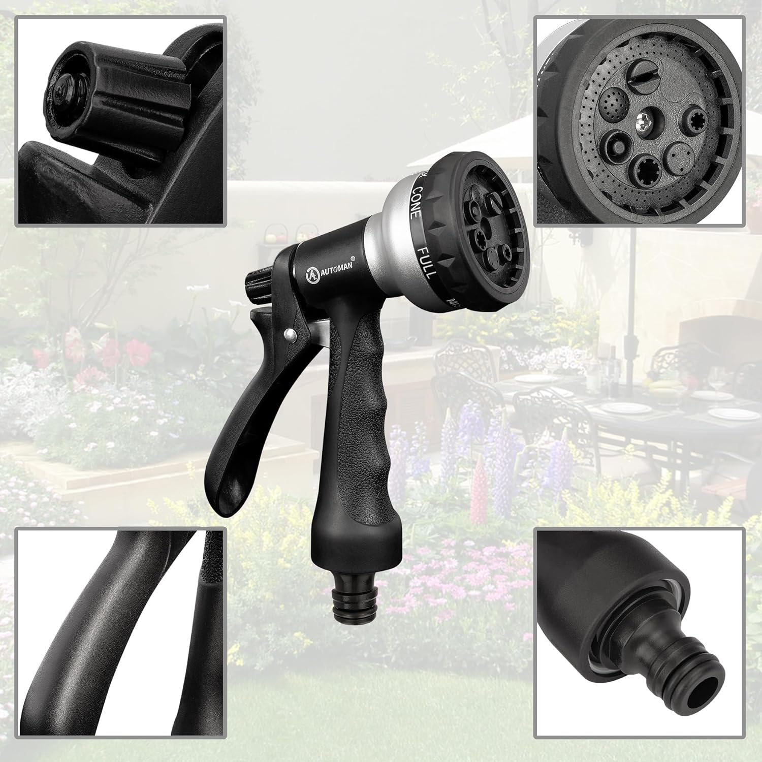 Thumbnail 2 de AUTOMAN hose pipe spray gun, 7 patterns