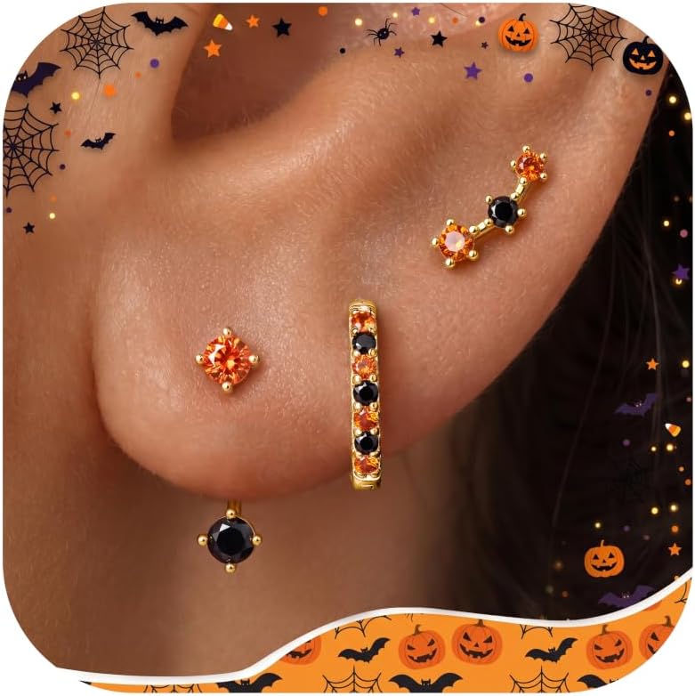 Detalle de Earring Set, 3 Pairs