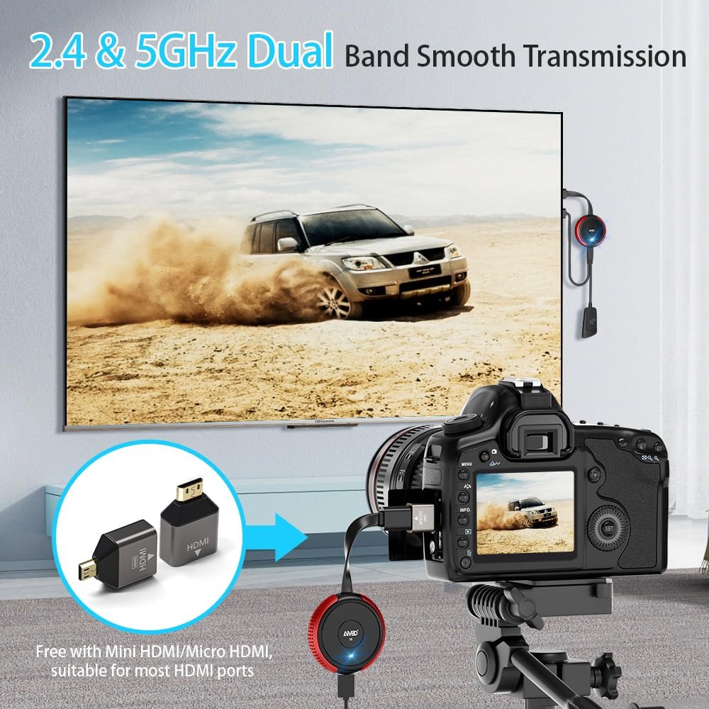 Thumbnail 5 de TIMBOOTECH Wireless HDMI Extender 165FT