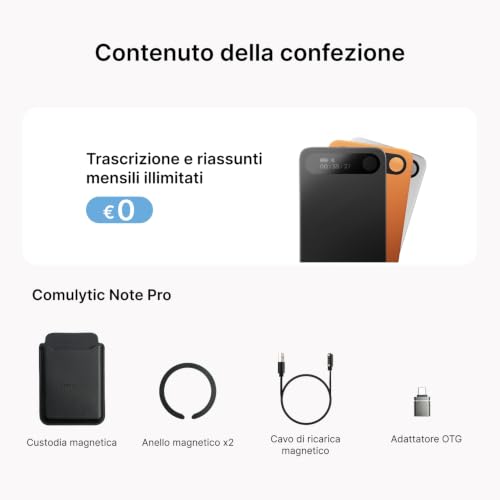 Thumbnail 7 de Comulytic Note Pro Registratore Vocale AI con Trascrizione Illimitata