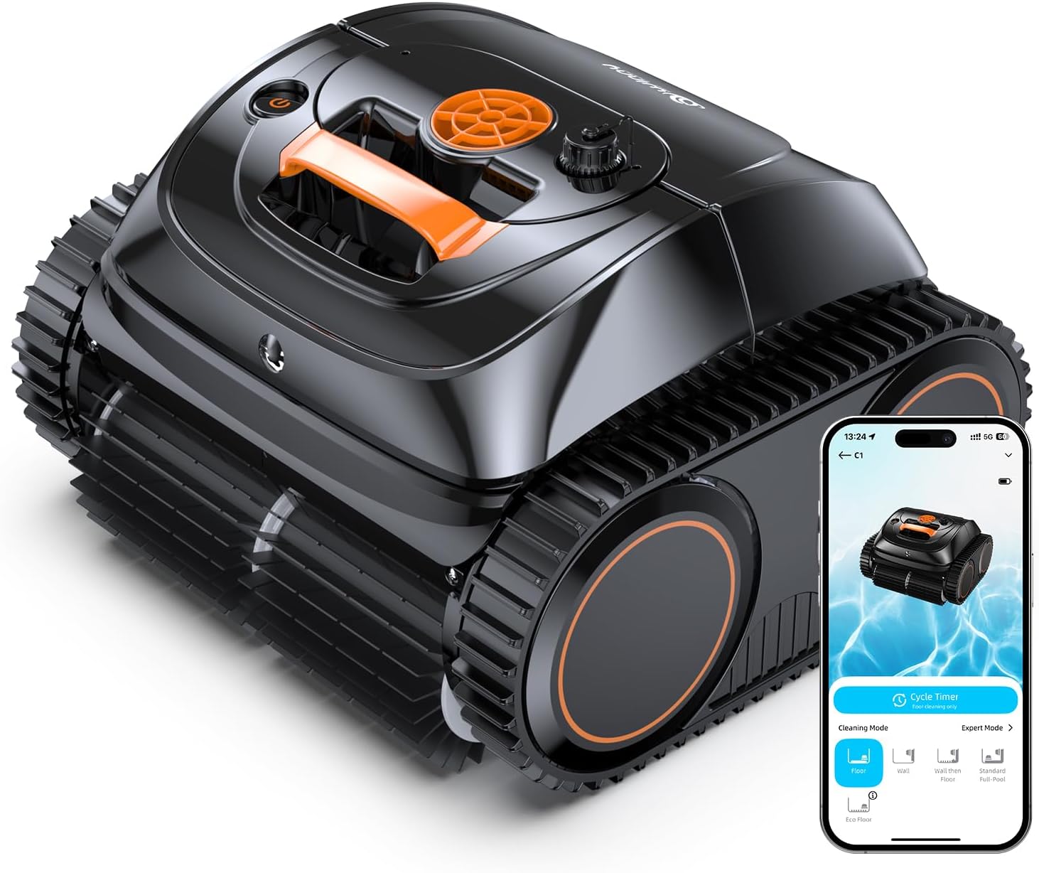 Detalle de Winny C1 Robot Piscina: pulizia intelligente per piscine interrate e fuori terra fino a 150 m²