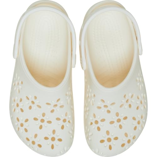 Thumbnail 3 de Crocs Classic Floral Cut Out Clog K Zuecos niños 30/31 Chalk