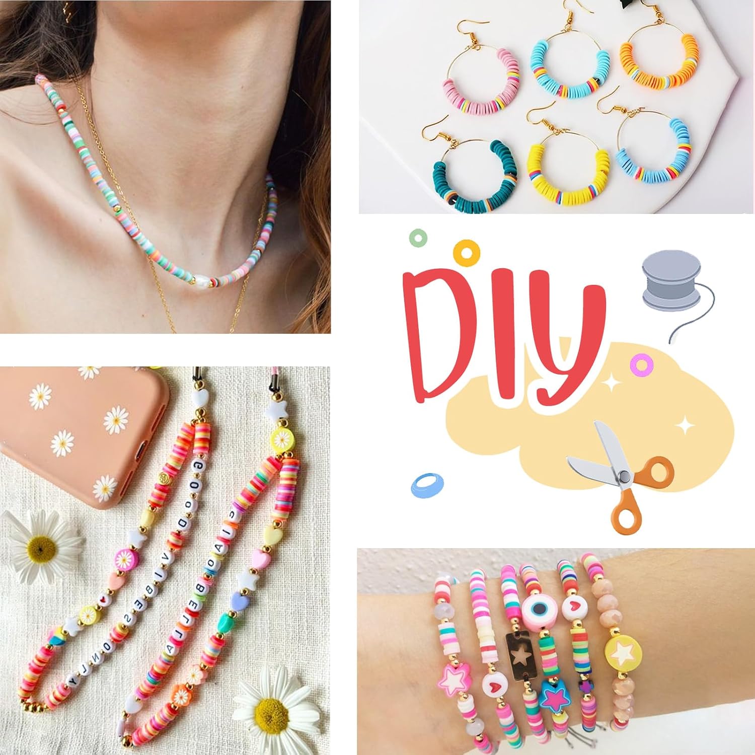 Thumbnail 5 de Fournine 18000 Pcs Clay Beads Bracelet Kit