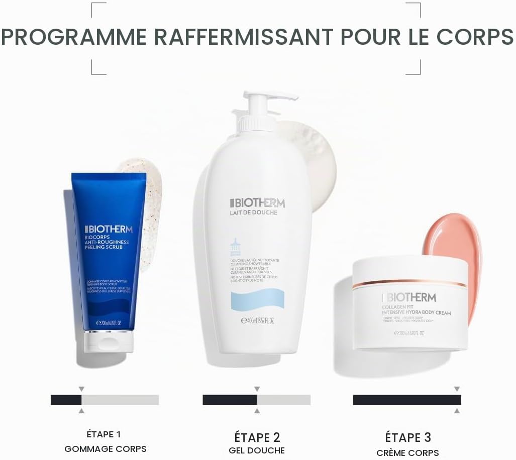 Detalle 2 de Biotherm Lait Corporel douchemelk, 400 ml, zeepvrij met citrusessenties