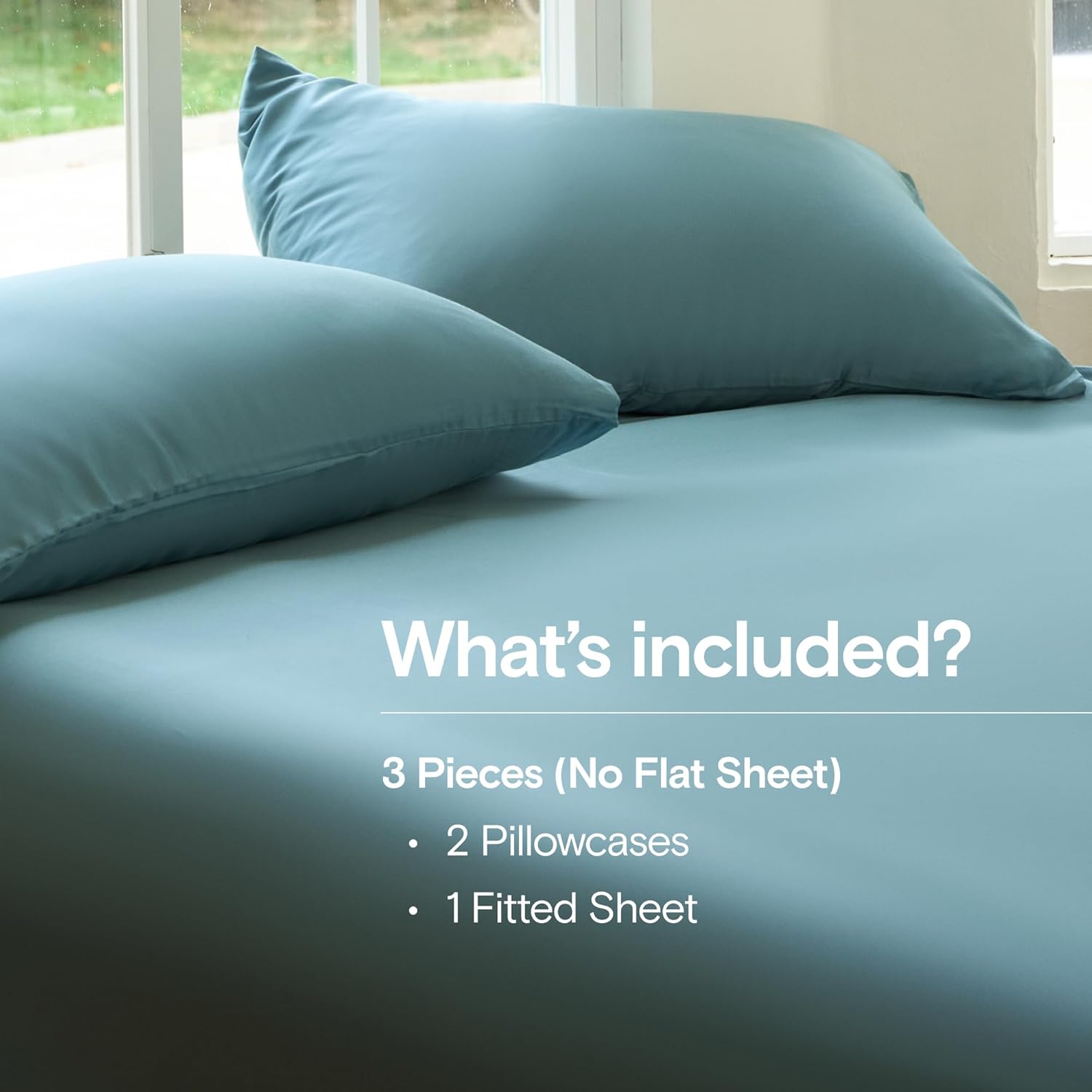 Thumbnail 1 de DOZ Sheet Set by SIJO: 100% Viscose from Bamboo, Teal Queen