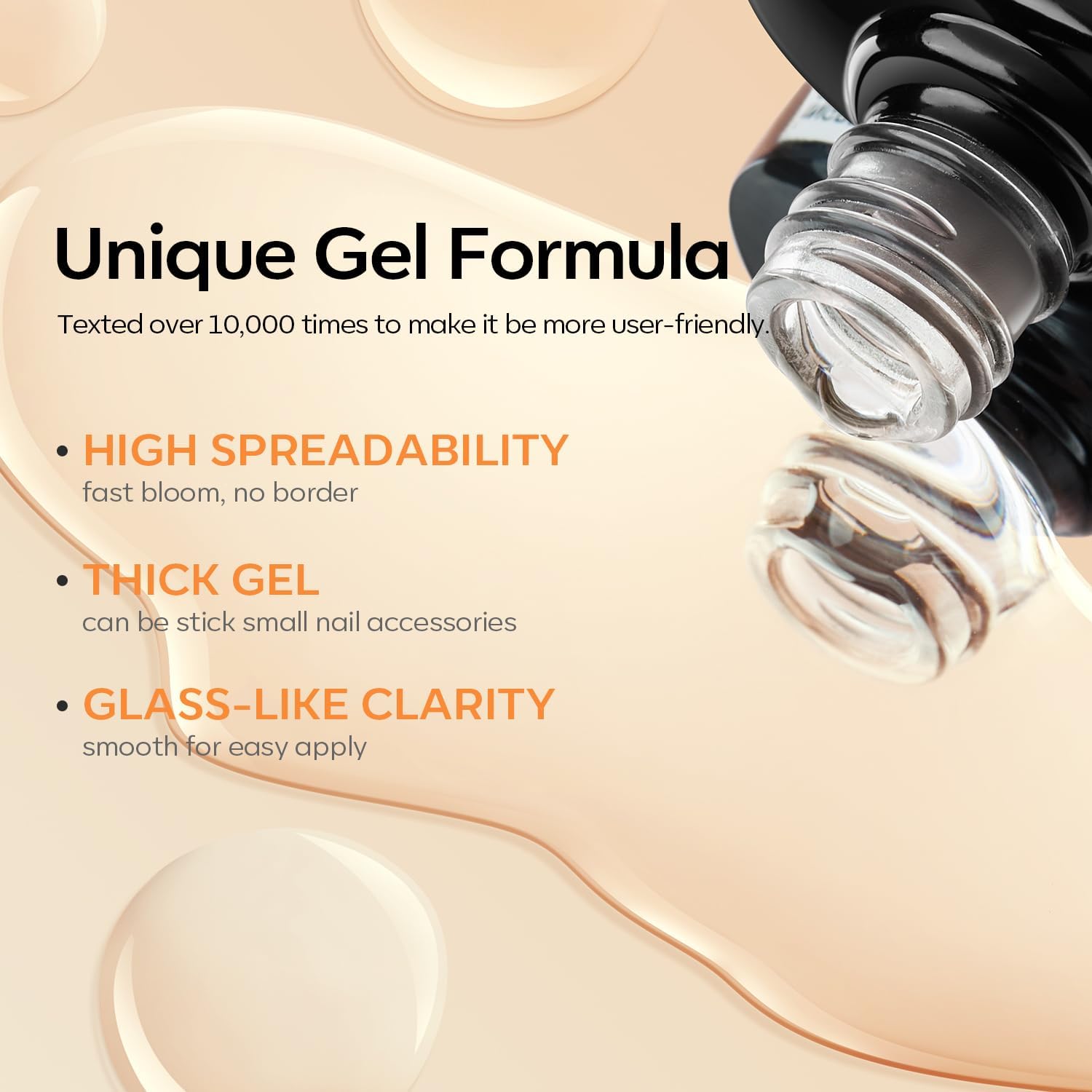 Detalle de Modelones Blooming Gel Nagellack 10ML – Blühender Marmoreffekt für Nail Art