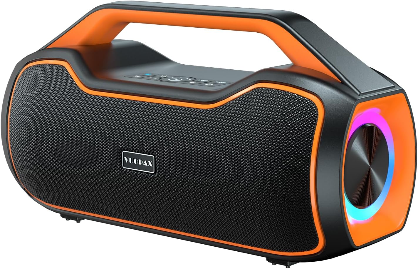 Detalle de Bluetooth Tragbarer Lautsprecher mit 120 W Spitzenleistung – Outdoor DSP-Sound, IP65, 2x Subwoofer, TWS & RGB