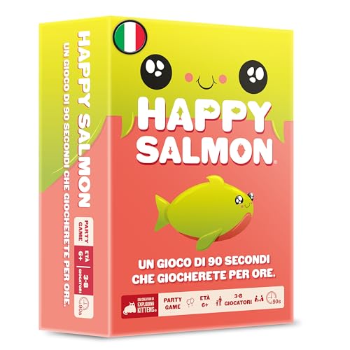 Detalle de Asmodee Happy Salmon – Gioco da Tavolo Divertente