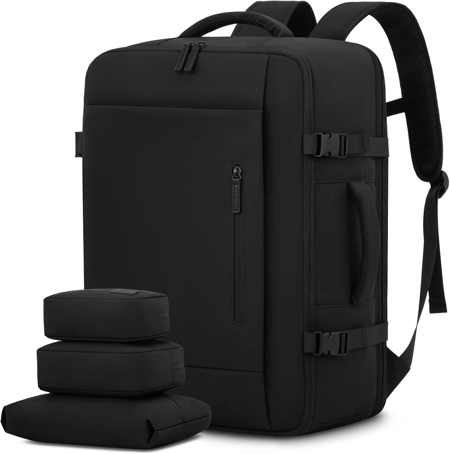 Detalle de LOVEVOOK Zaino da Viaggio 40L: Zaino da Cabina impermeabile con porta PC 17,3" per Viaggiatori Pratici