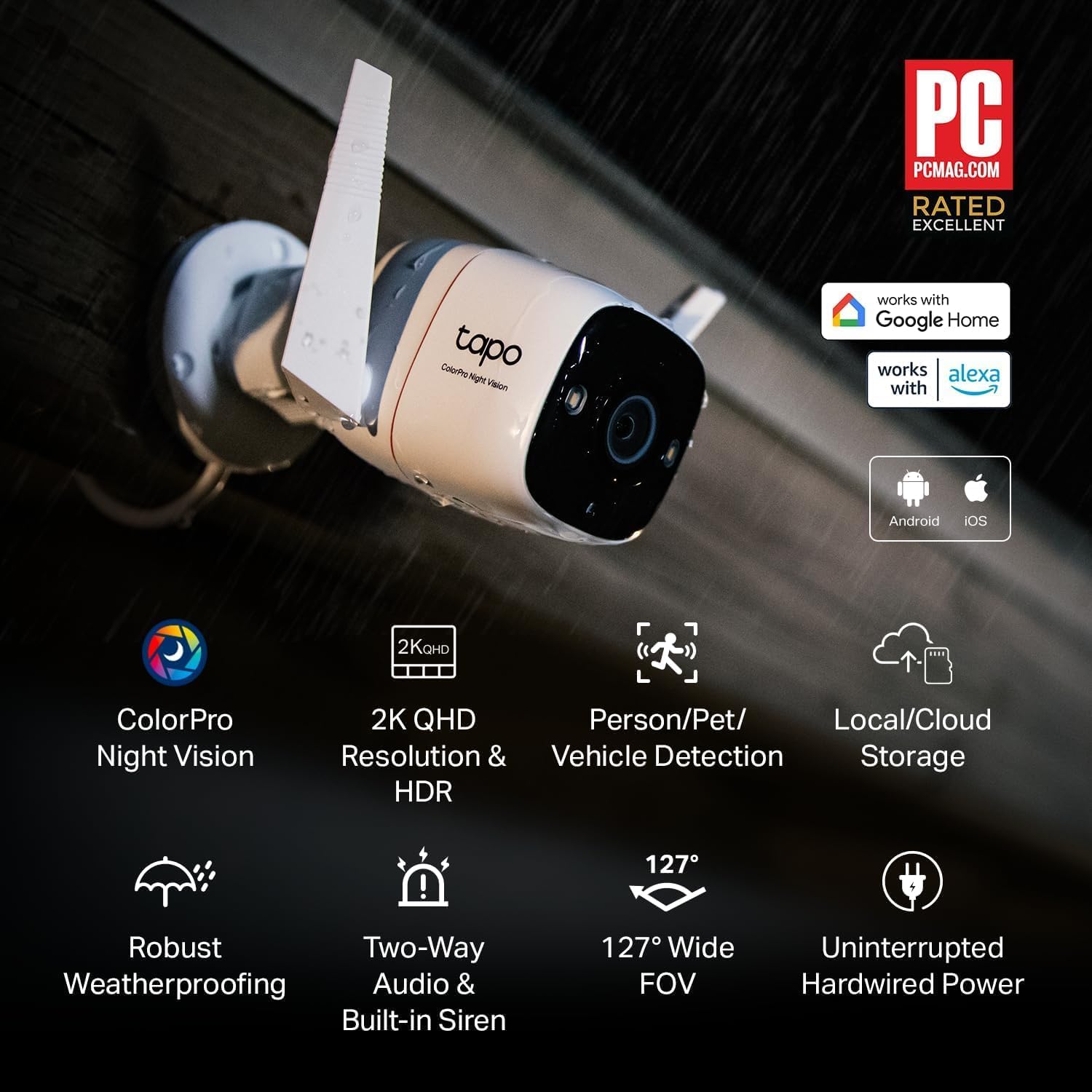 Thumbnail 2 de Tapo outdoor security camera C325WB