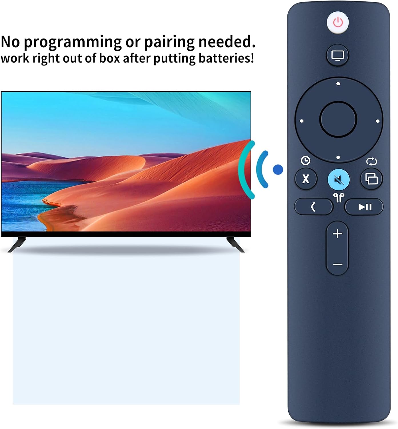 Thumbnail 6 de TCNOUMT Replacement Remote for Apple TV 4K/HD (A1294/A1218/A1378/A1427/A1625/A1842) – No Voice or Touchpad