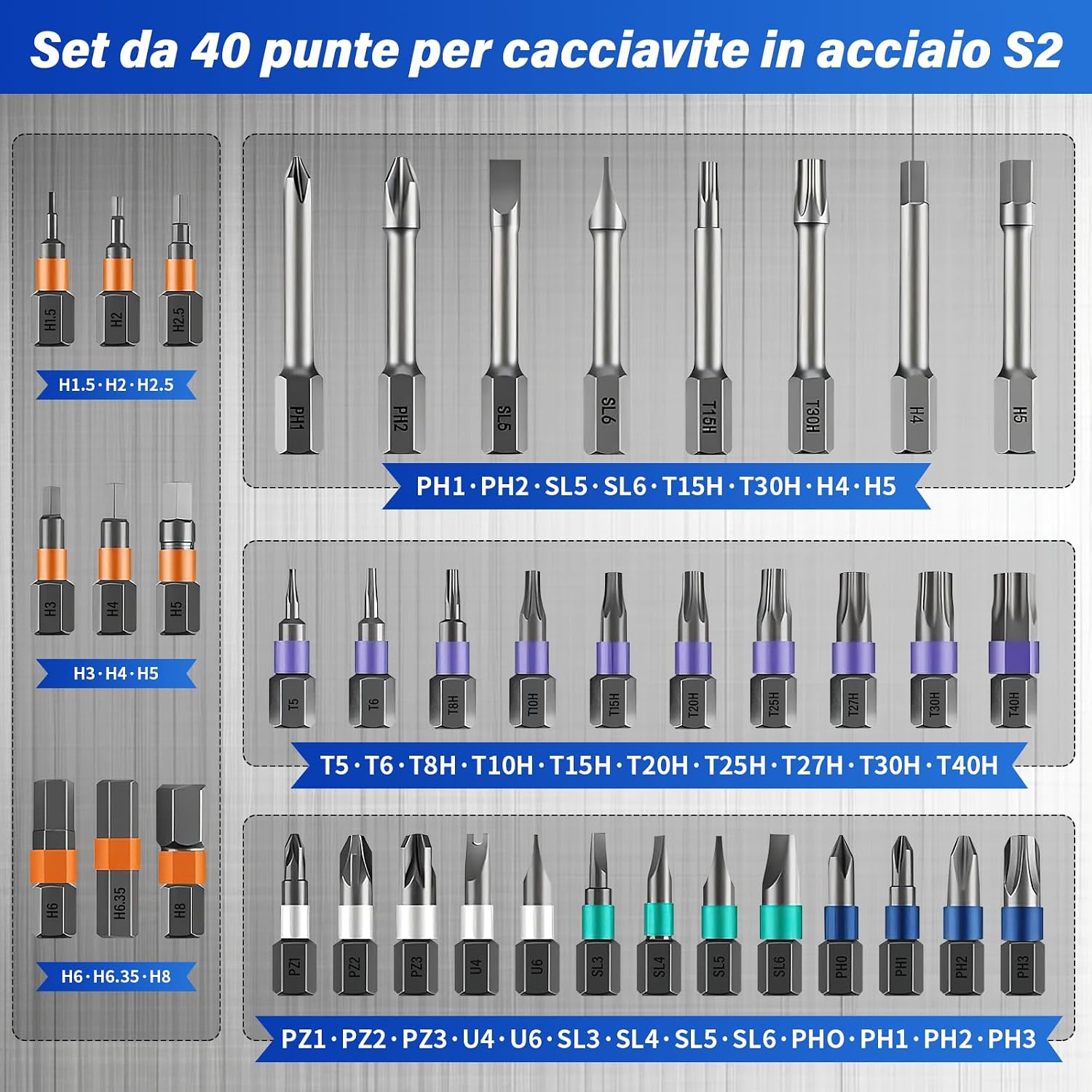 Thumbnail 1 de Koeutoze Set cacciaviti magnetici 42 in 1 per precisione 🛠
