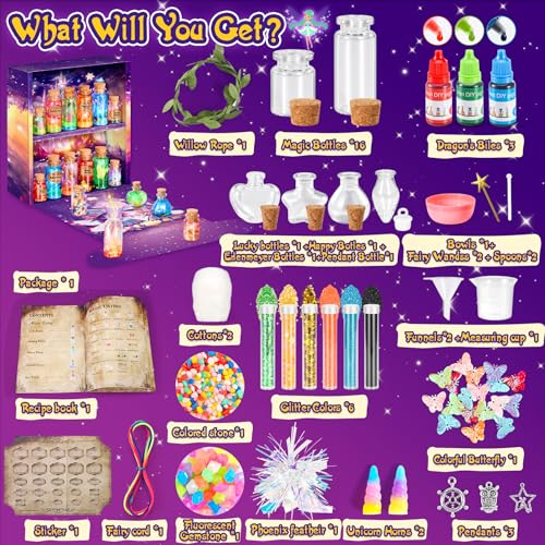 Thumbnail 6 de Subtail Pociones Mágicas Niñas: Kit de Manualidades para Crear Pócimas Fantásticas