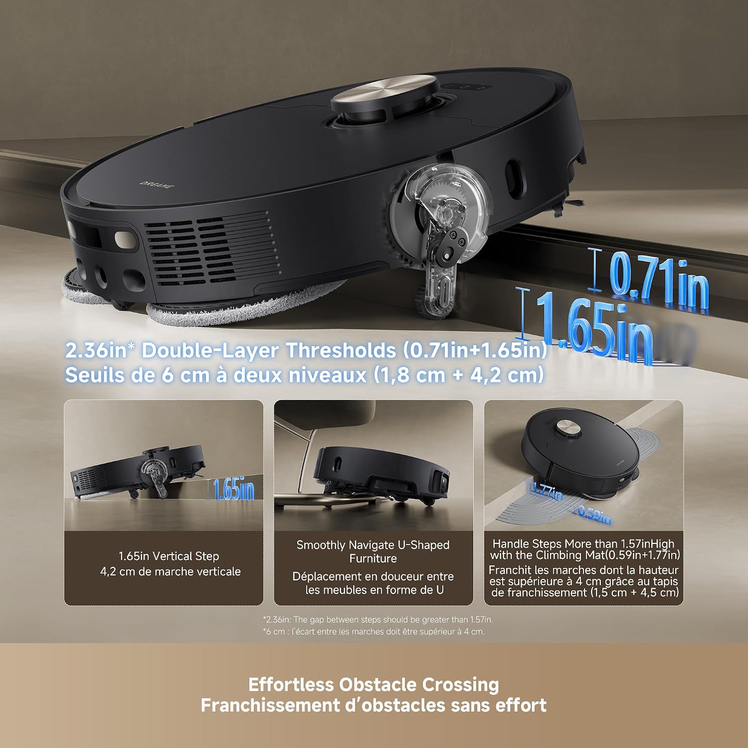 Detalle 2 de DREAME L50 Ultra Robot Vacuum Mop