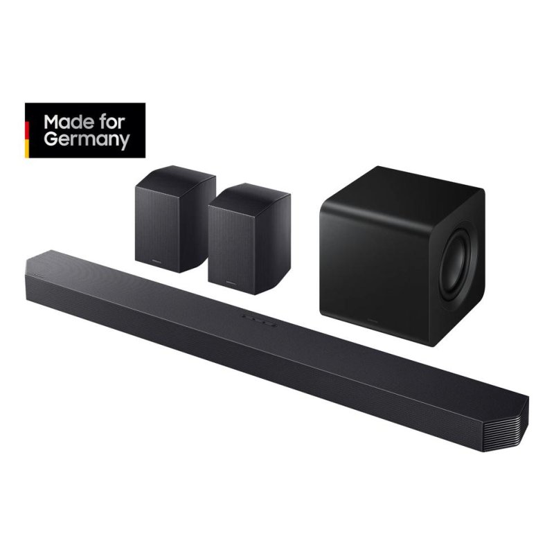 Detalle de Samsung HW-Q935GF: barra de sonido 9.1.4 con Dolby Atmos para cine en casa