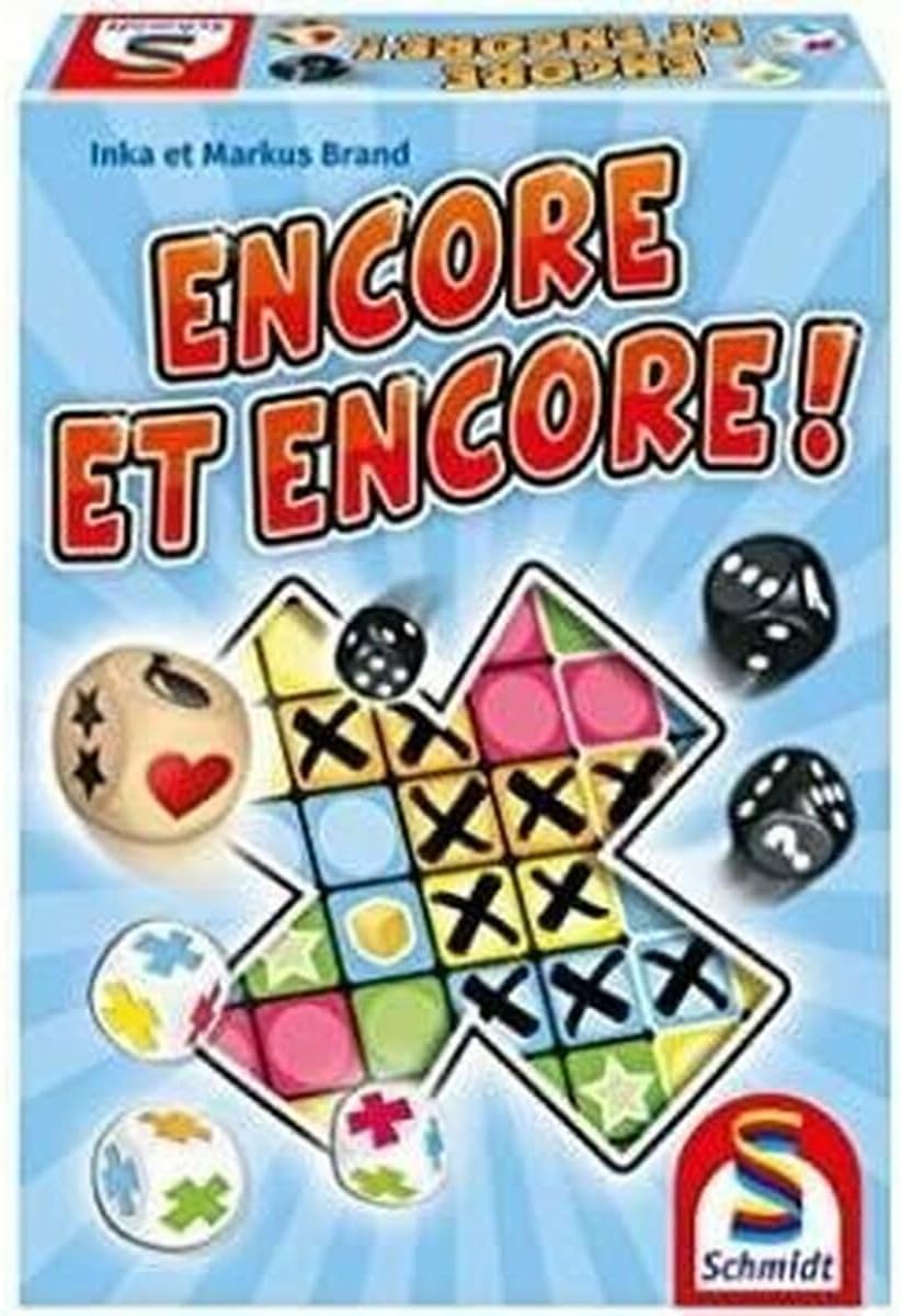 Detalle de Schmidt Spiele 88270 Encore et Encore – Roll & Write, jeu de dés