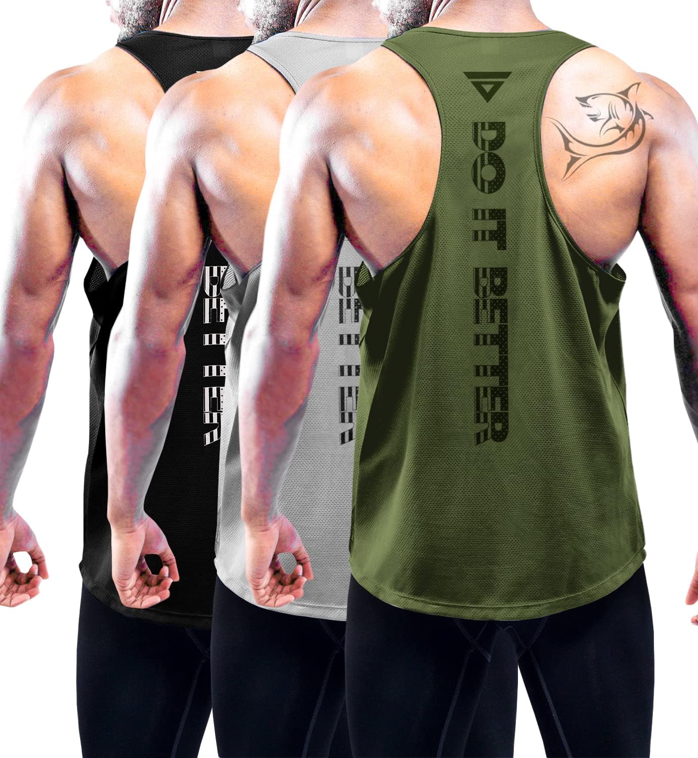 Detalle de Boyzn Y-Back Workout Tank 3 pack