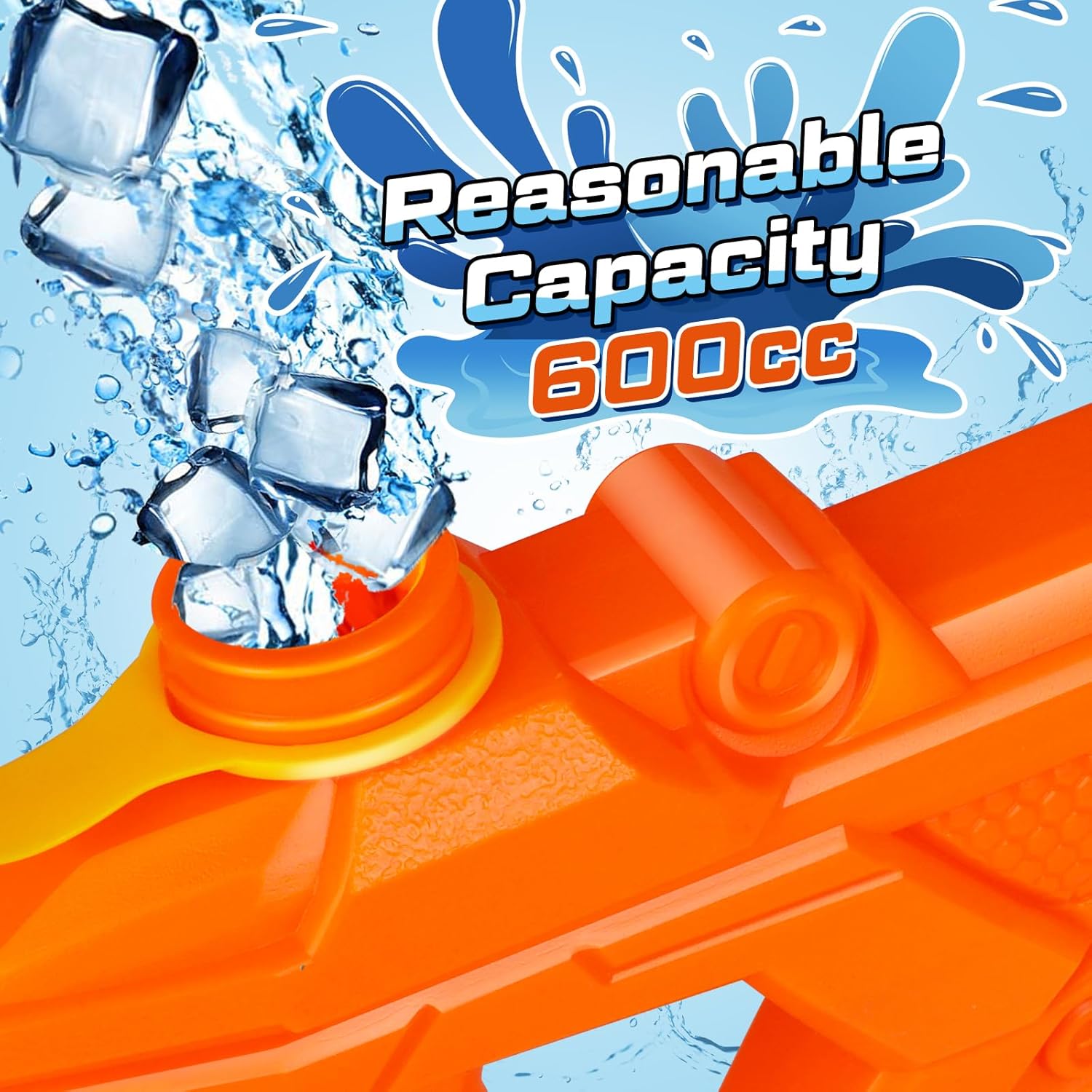 Thumbnail 4 de Quanquer 600cc Water Guns 4-Pack: Long-Range Soaker Blasters for Kids and Adults