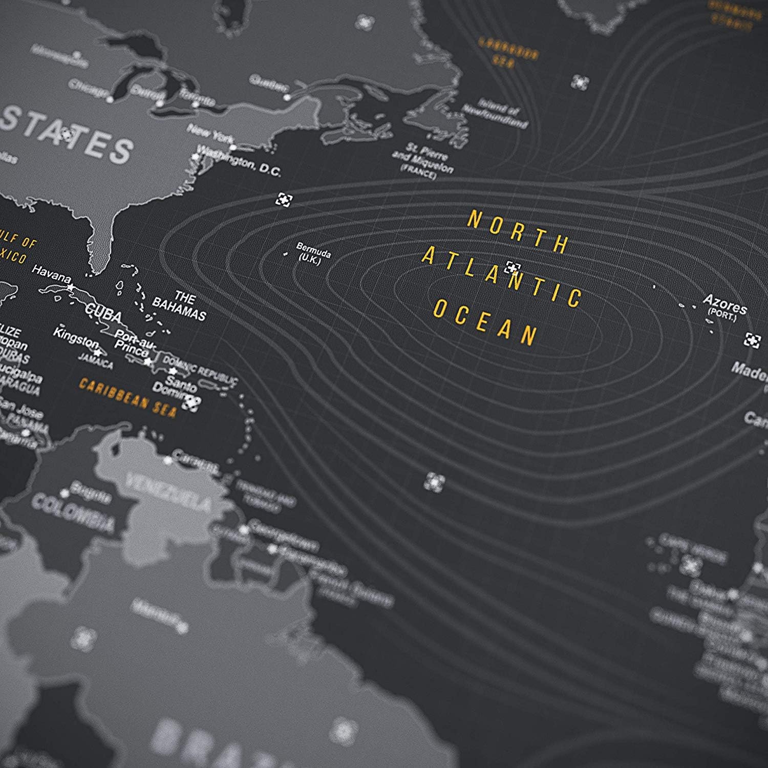 Detalle de TITANWOLF World Map XXL 900ร400mm gaming mouse pad ๐ฑ