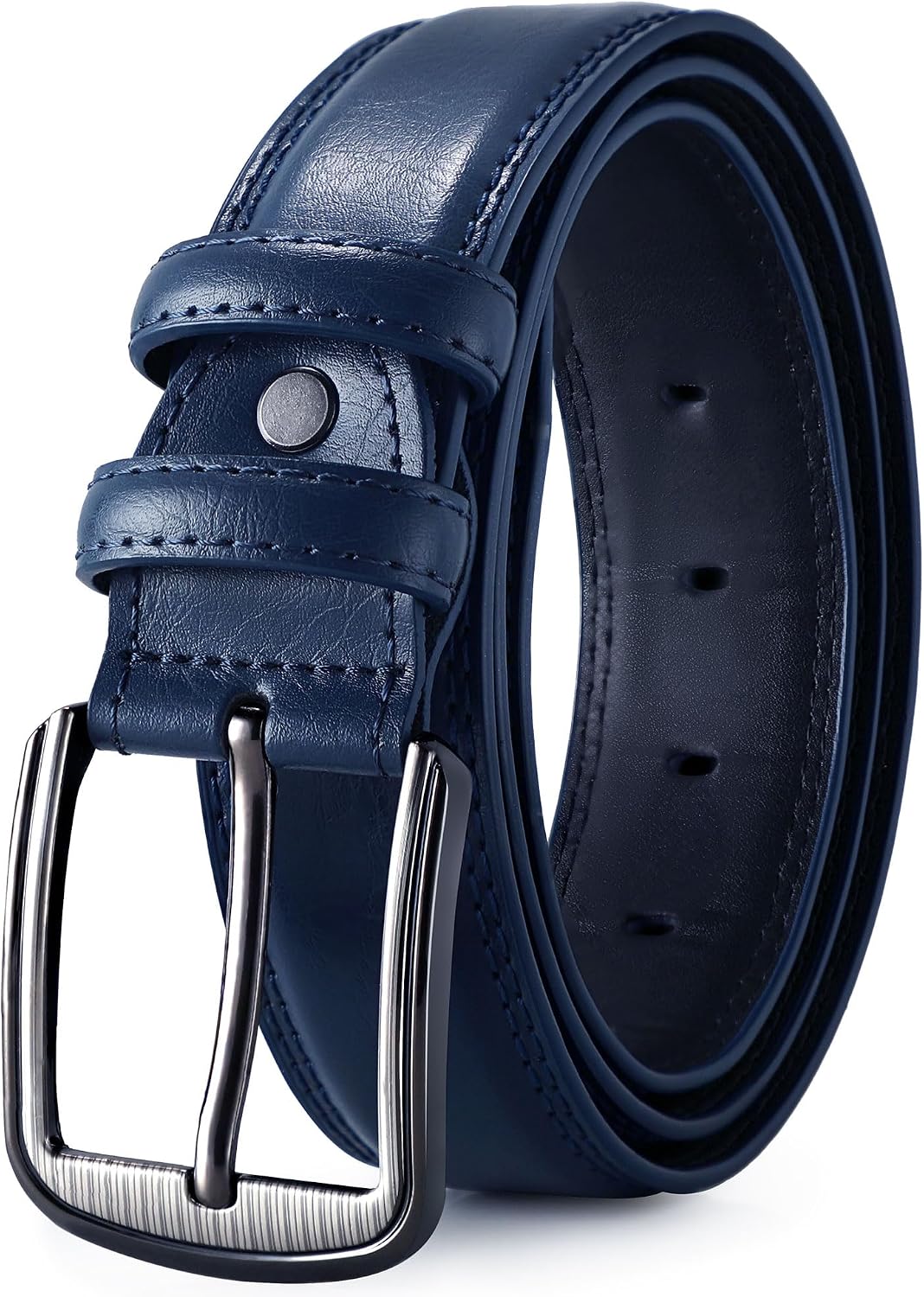 Thumbnail 6 de GSG Since 1998 genuine leather dress belt (double-stitched) with single prong buckle, M22067