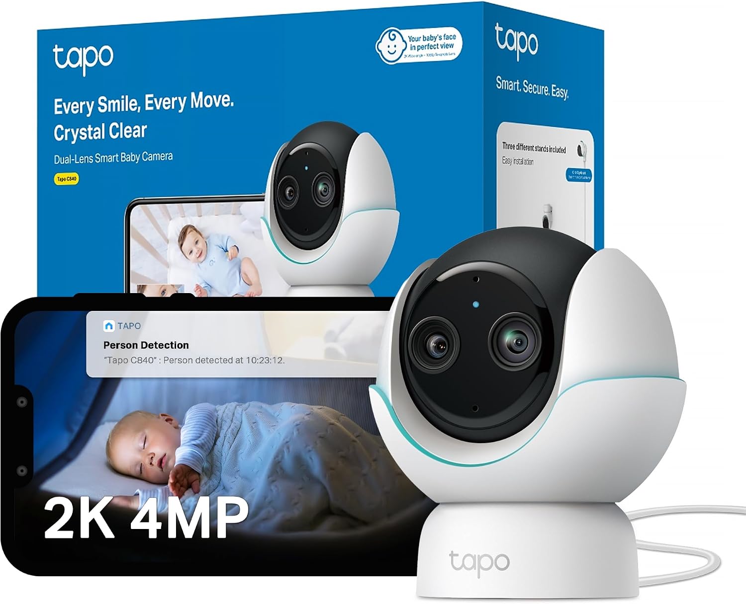 Detalle de Tapo C840 2K 4MP Baby Monitor
