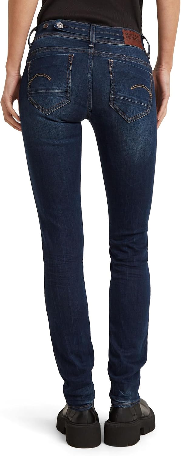 Thumbnail 1 de G-Star Damen Midge Saddle Straight Jeans – Mid Waist, Gerades Bein