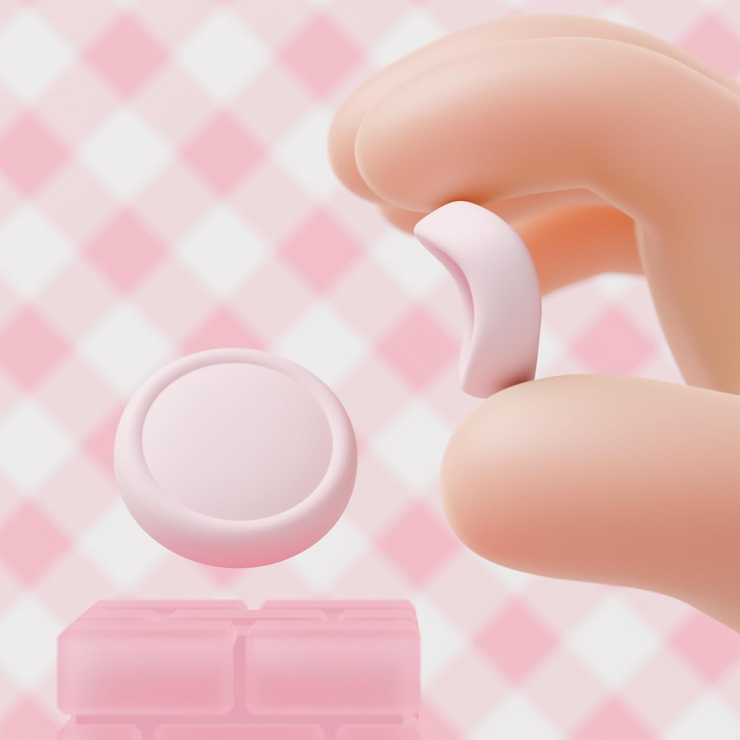 Thumbnail 5 de PlayVital Thumb Grips for Nintendo Switch 2 (4-Pack) Silicone Joycon 2 Caps – Pink