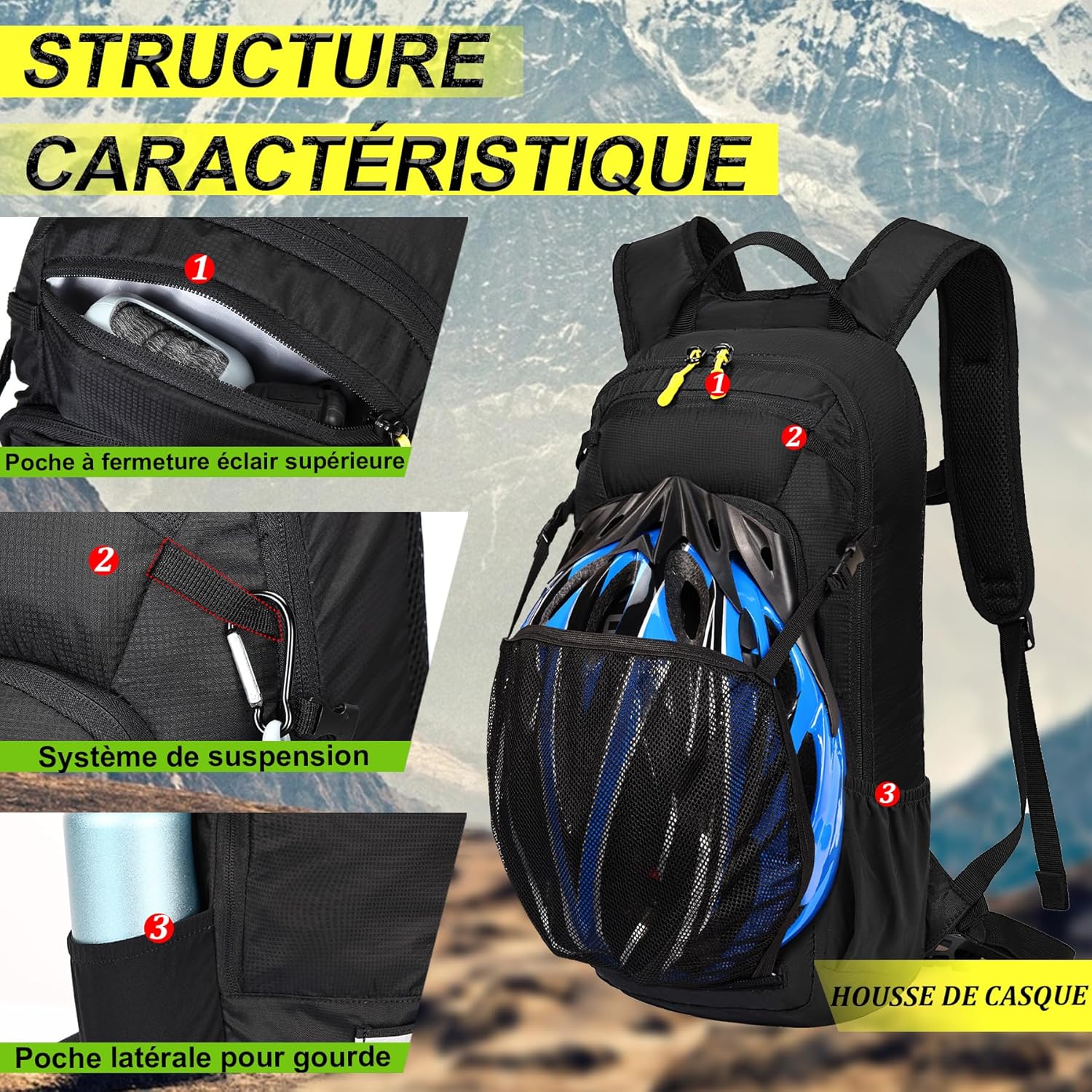 Thumbnail 5 de LOCAL LION Sac à Dos de Vélo 10L – Ultraléger, polyvalent et pratique