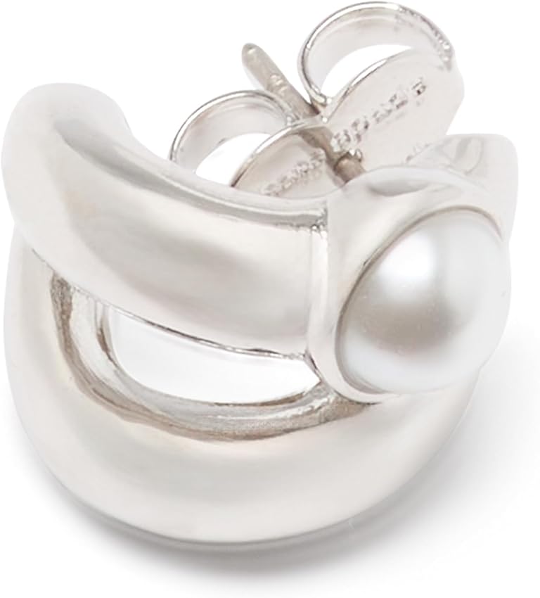 Detalle de Kate Spade New York Aros dobles KEEP SPARKLING redondos plateado