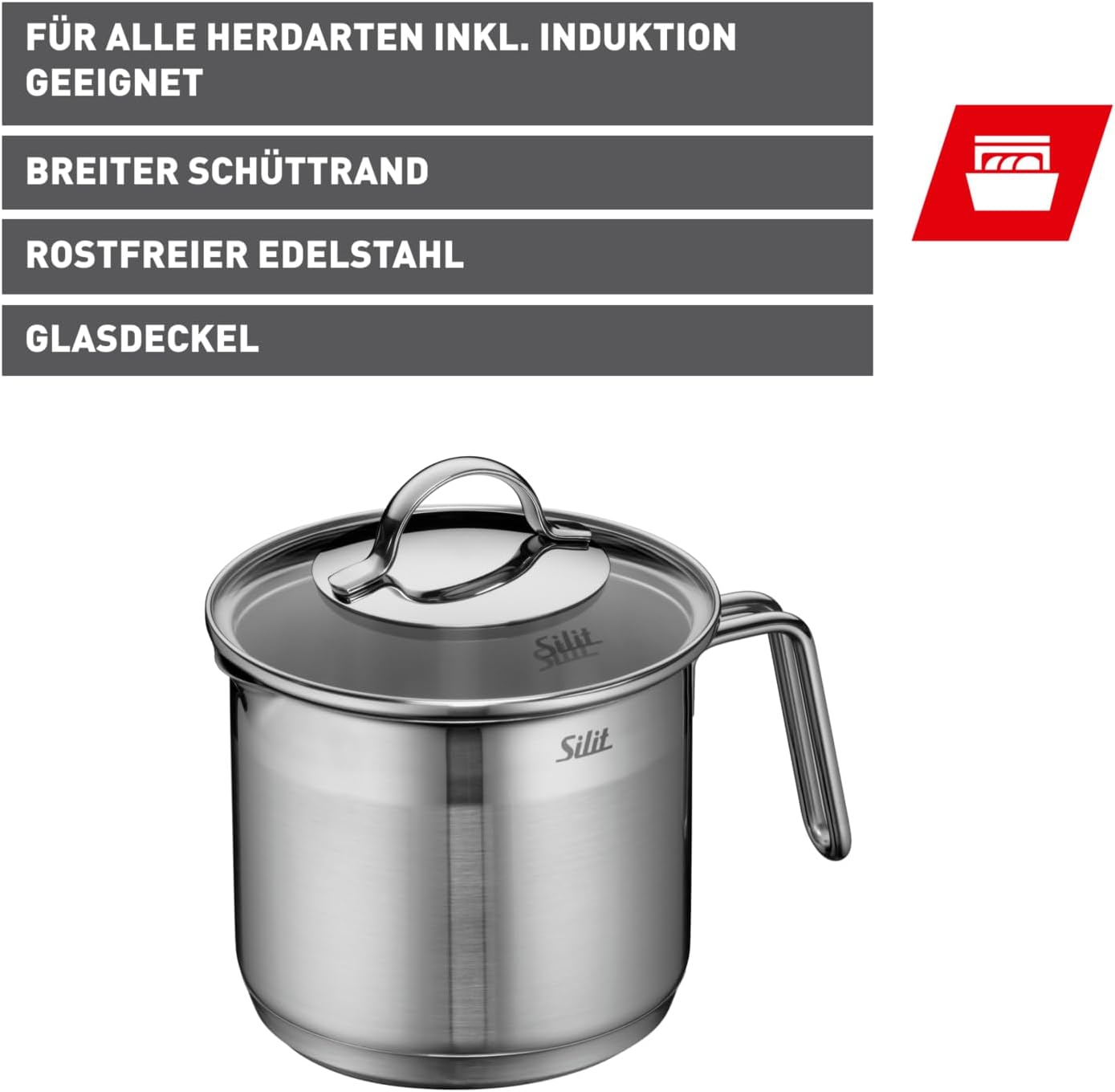 Detalle 2 de Silit Achat Milchtopf 1,7 l
