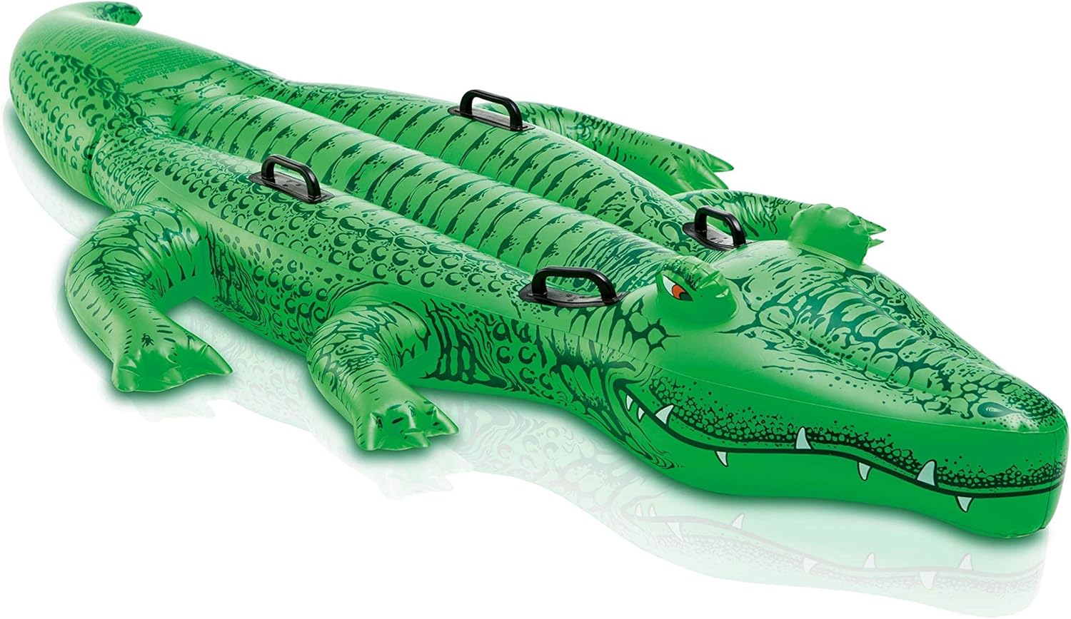 Intex bouée grand crocodile à chevaucher (réf. 58562EP) – amusement sécurisé pour le bord de la piscine