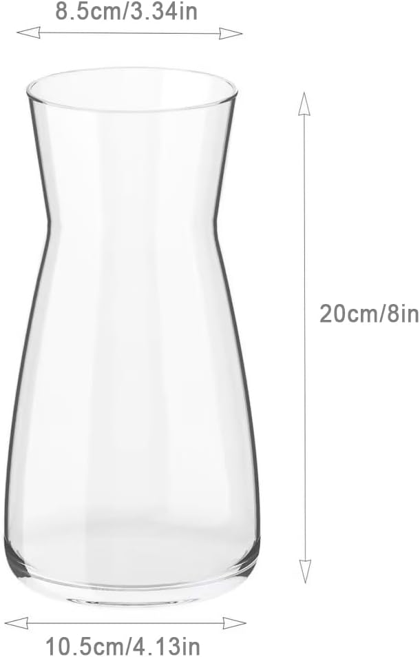 Thumbnail 1 de DARENYI Glass Vase 20cm Clear: A versatile bloom display