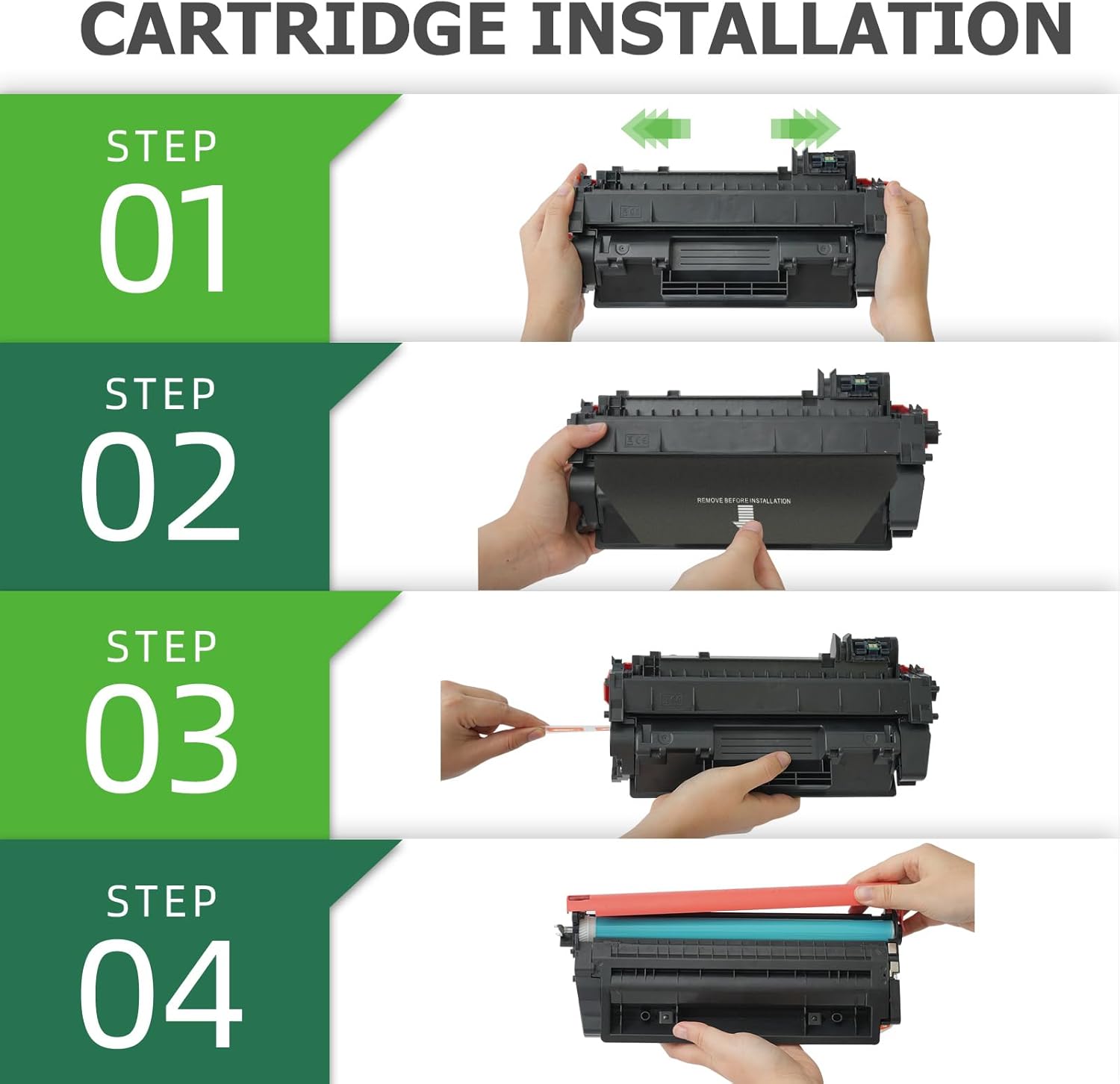 Detalle 2 de Aztech 80A CF280A Black Toner Cartridge, Compatible 2-Pack