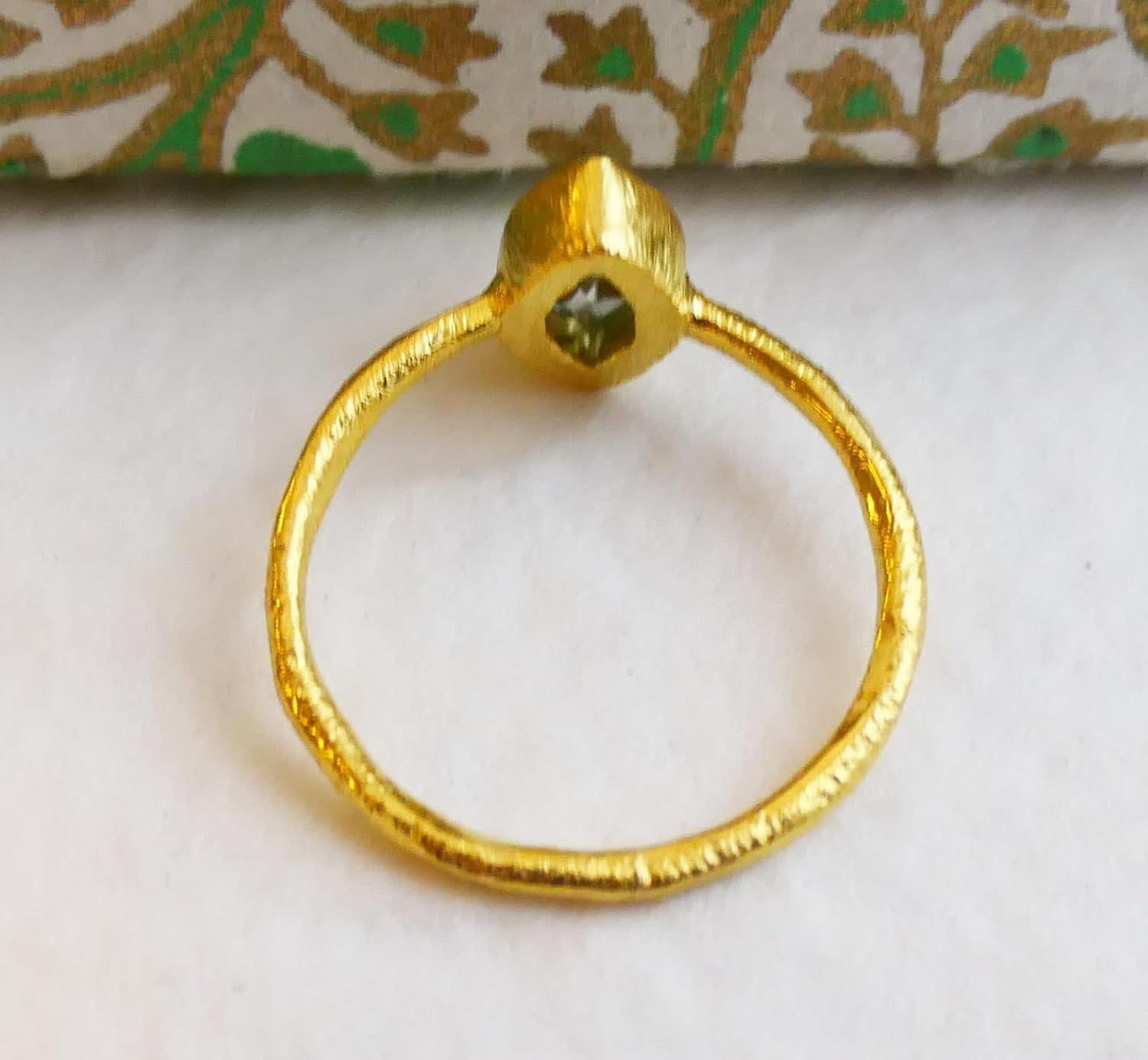 Thumbnail 3 de Petite Marquise Blautopas Ring 5x10 mm US 6