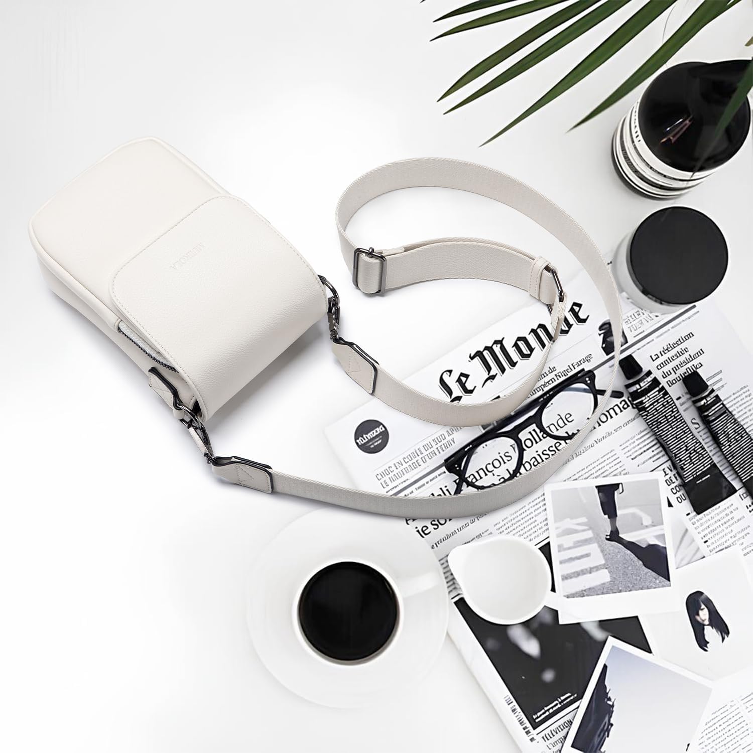 Thumbnail 1 de MUIIKOLA Handytasche zum Umhängen mit RFID-Schutz, Geldbörse & breitem Gurt