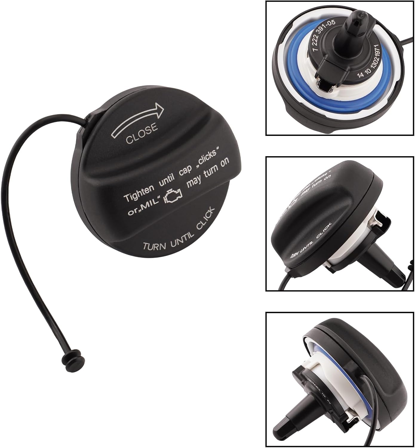 Detalle de WateryWave Car Fuel Caps Replacement for BMW & MINI