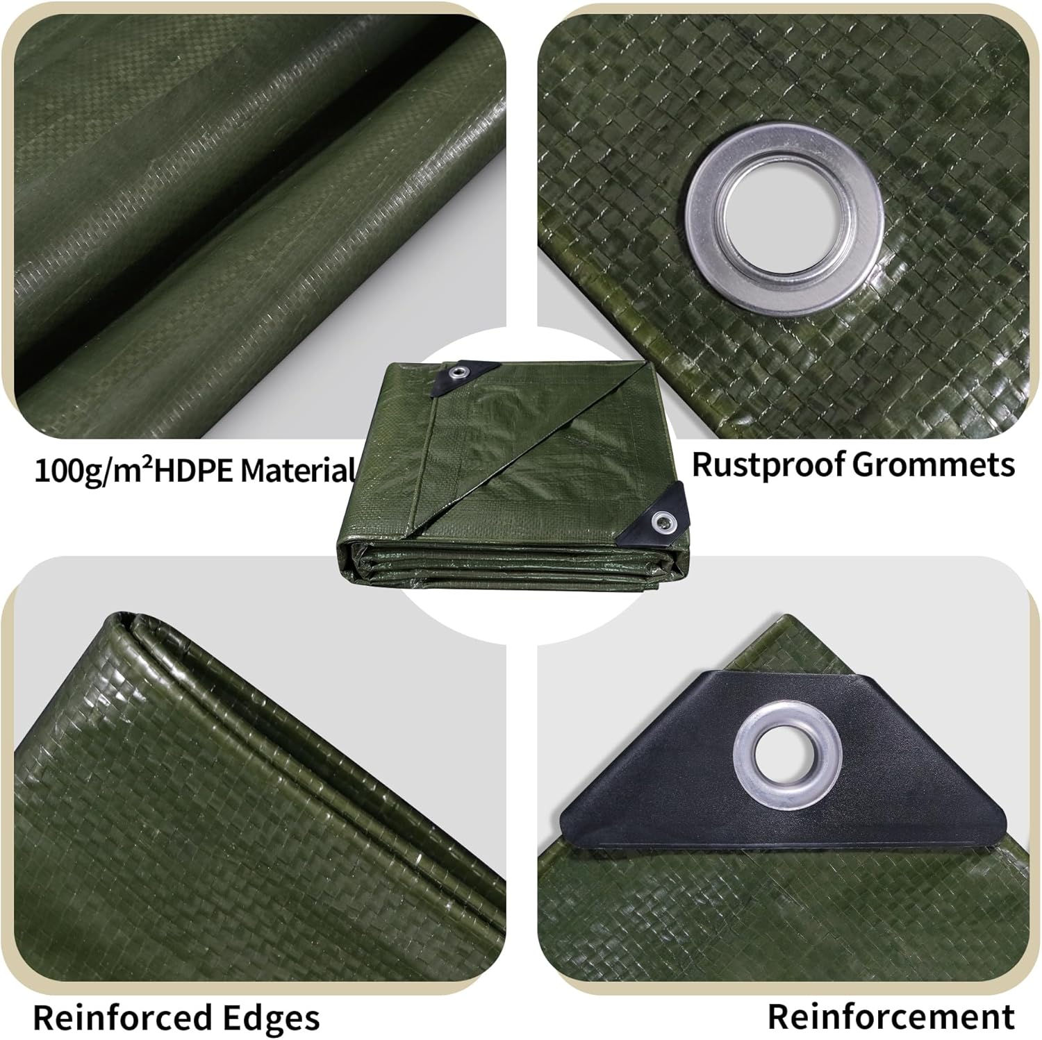 Thumbnail 2 de COVALL tarp 4m x 5m UV tear resistant