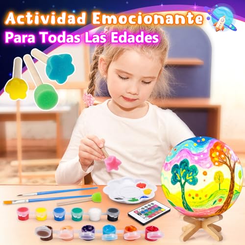 Detalle de Toyzey kit de manualidades con lámpara lunar