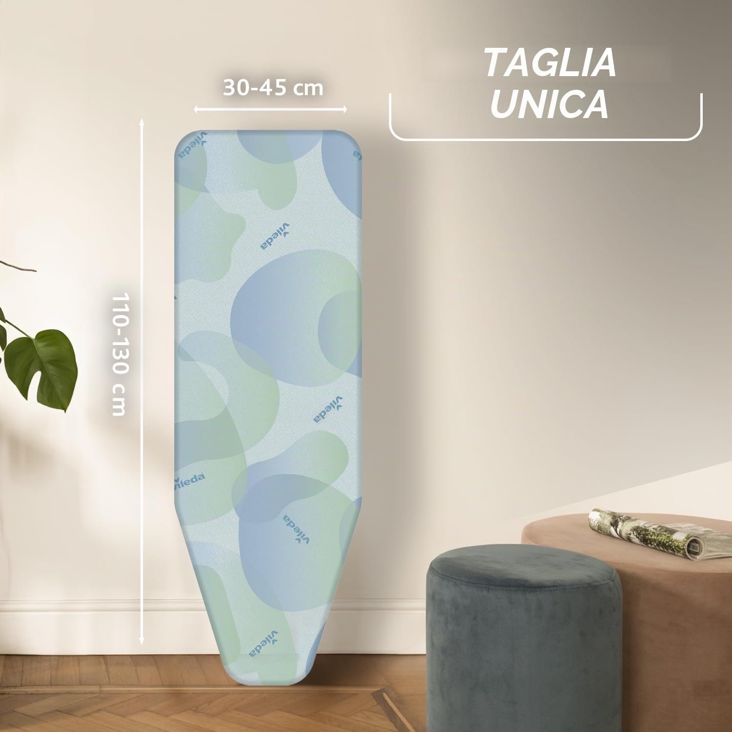 Detalle de Vileda Premium 2in1 Copriasse da stiro Universale – Triplo Strato e rivestimento termoriflettente