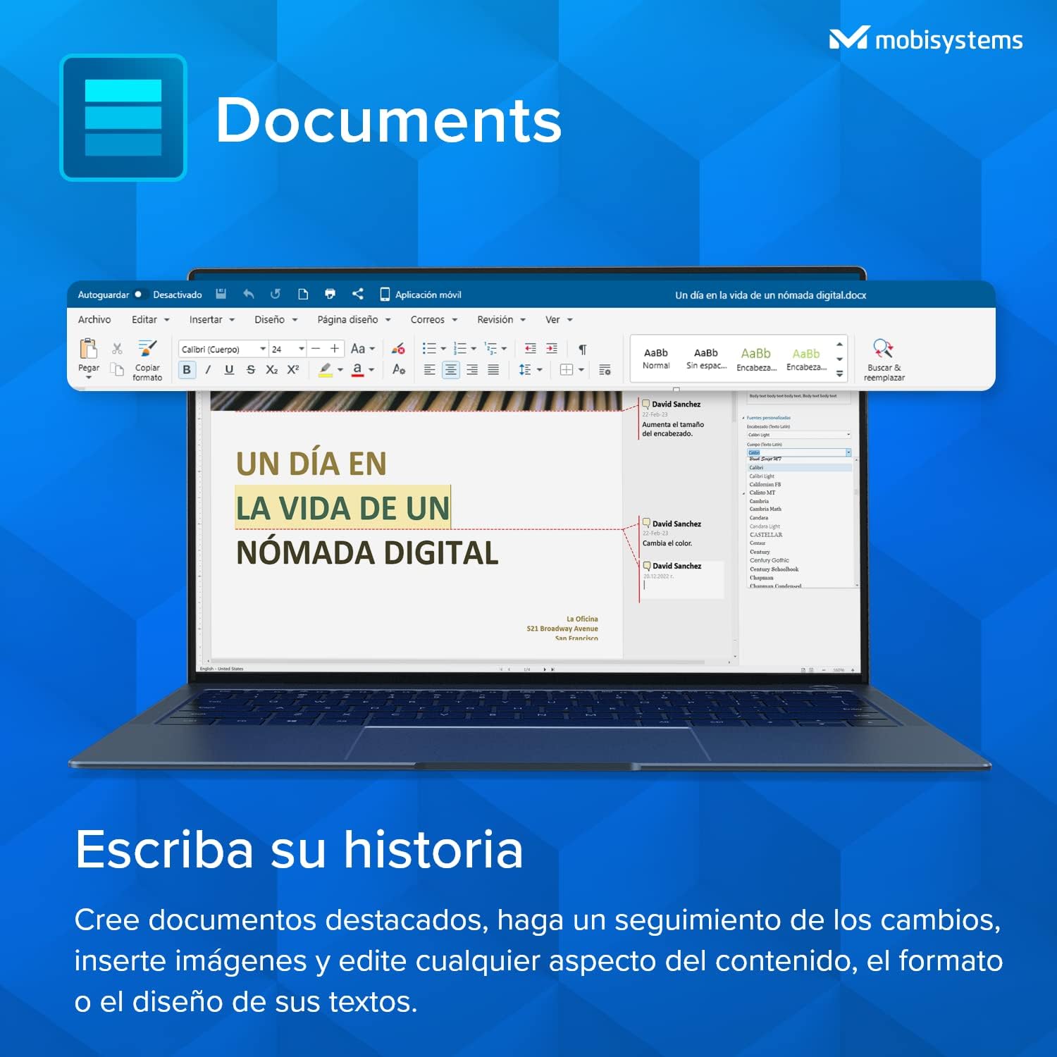 Thumbnail 3 de MobiSystems OfficeSuite Home & Business licencia vitalicia