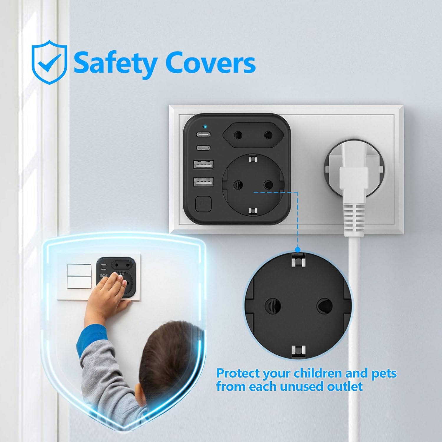 Thumbnail 5 de JSVER Multipresa USB 3680W 16A