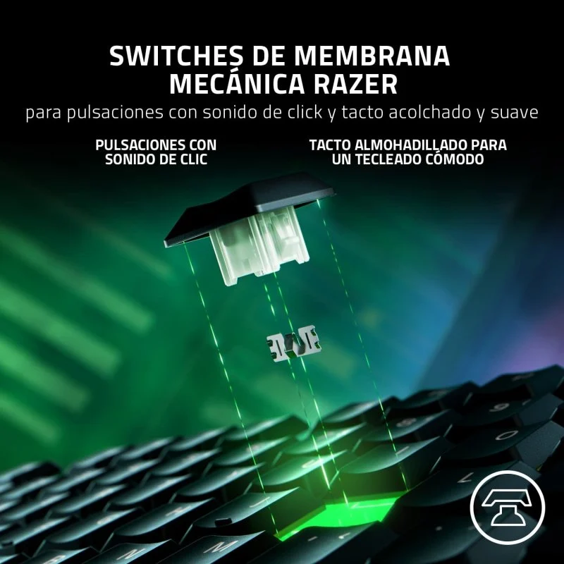 Detalle 2 de Razer Ornata V3 teclado gaming RGB