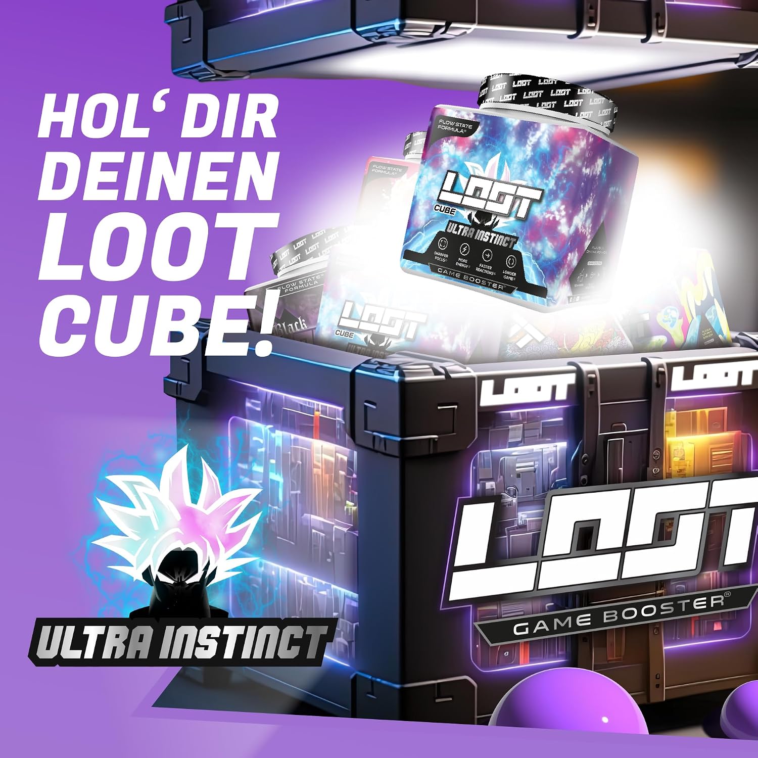 Detalle 2 de LOOT Game Booster 50 Servings 400g