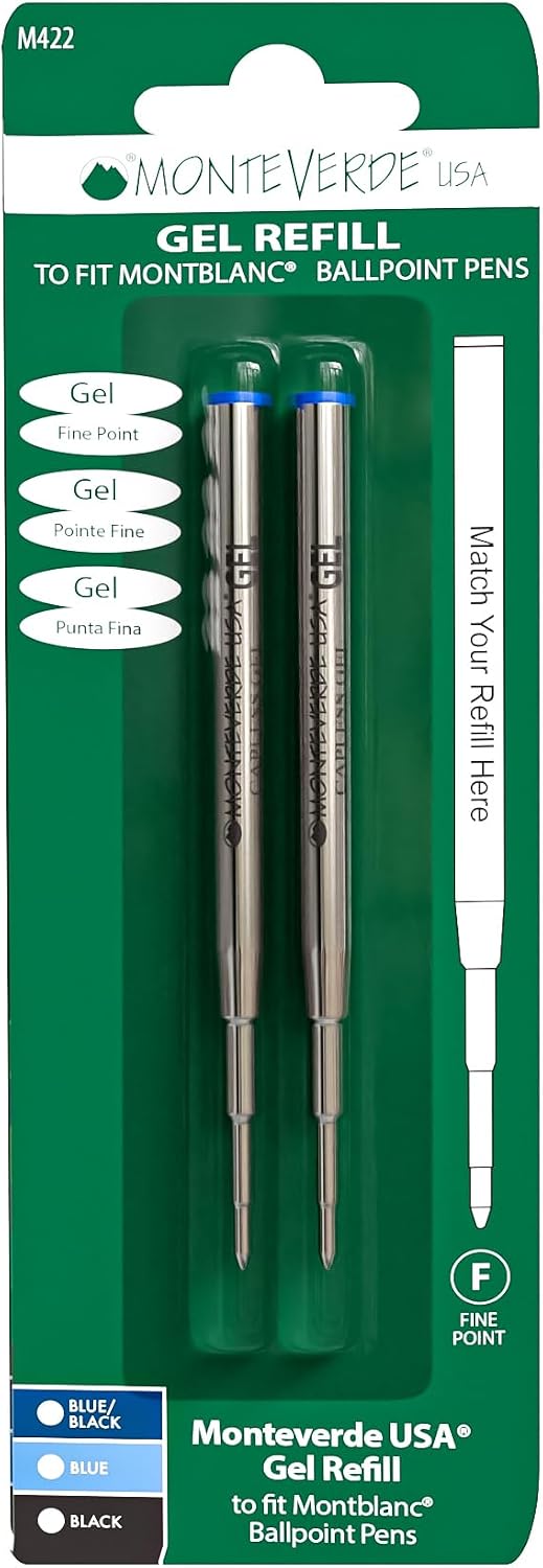Thumbnail 4 de Monteverde M422BU キャップレスジェルリフィル モンブラン用・細字ブルー 2本入り
