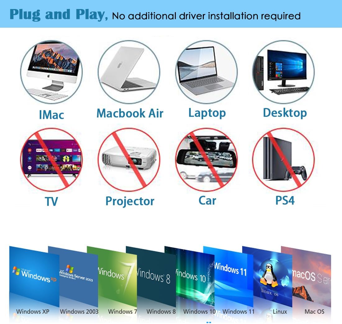 Thumbnail 2 de Antika externes DVD-Laufwerk / CD-DVD-Brenner mit USB 3.0 für Laptop & Desktop (CD/DVD-RW, Plug & Play)