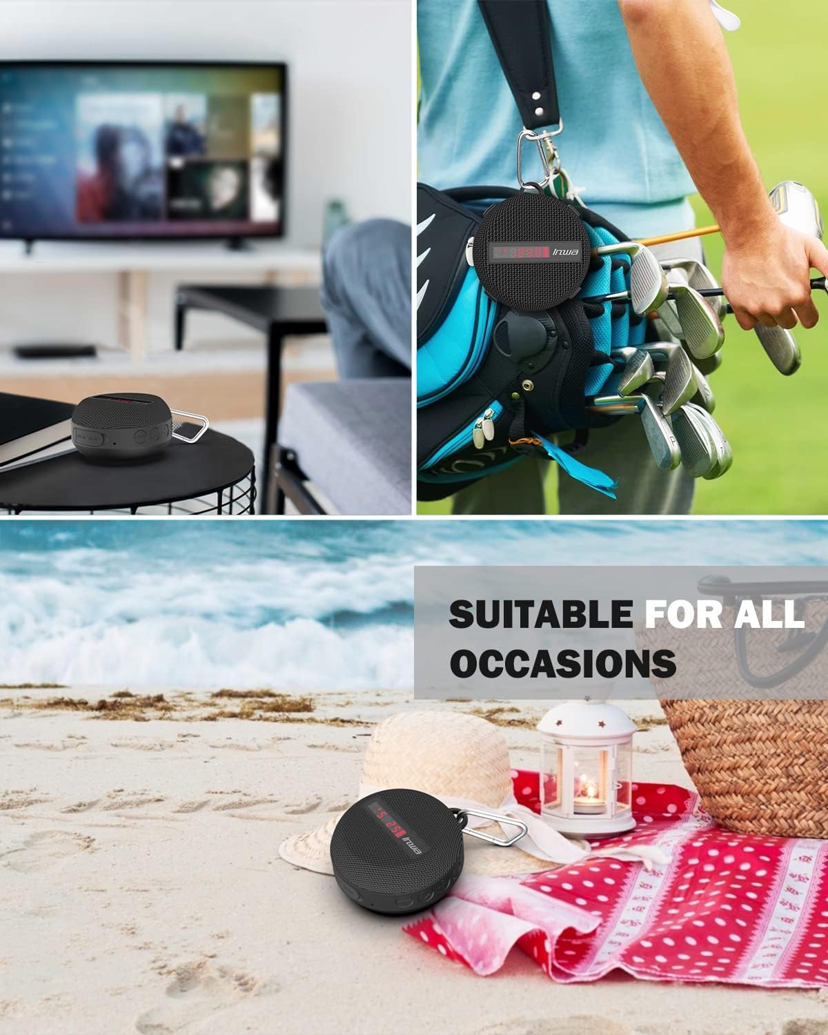 Thumbnail 5 de Inwa Cassa Bluetooth portatile con display velocità, IP65 e vivavoce