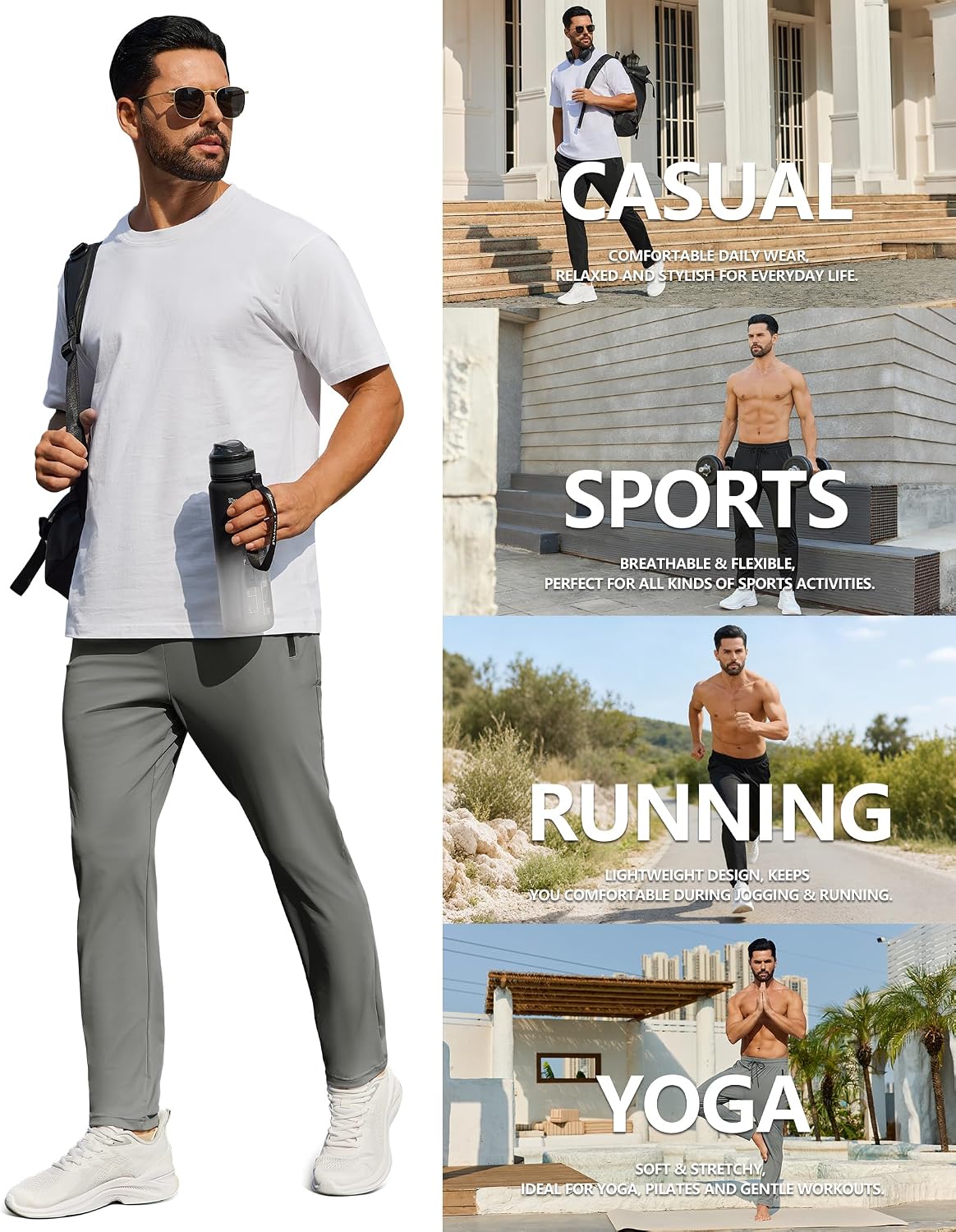 Detalle de FOGFIRE Men's Joggers, Polyamide Blend