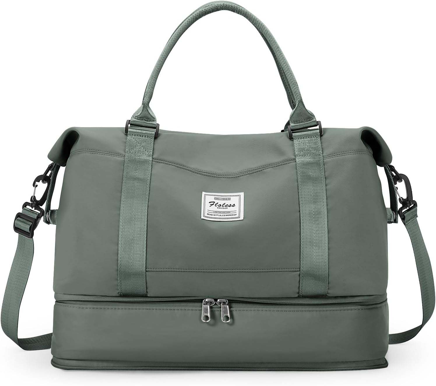 Detalle de Reisetasche F2-Armeegrün 40x30x20 Handgepäck